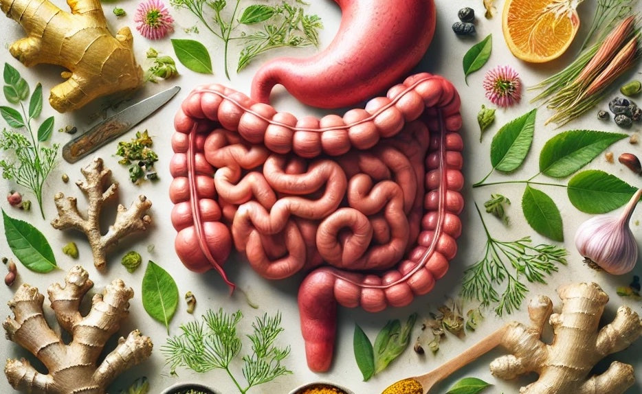 support gut and digestion with ayurvedic herbs