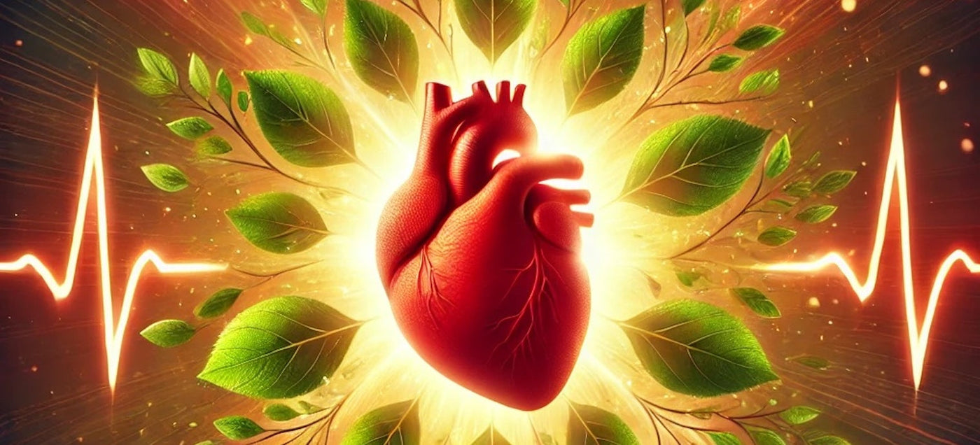 an image representing heart health after taking ayurvedic rasayana herbs